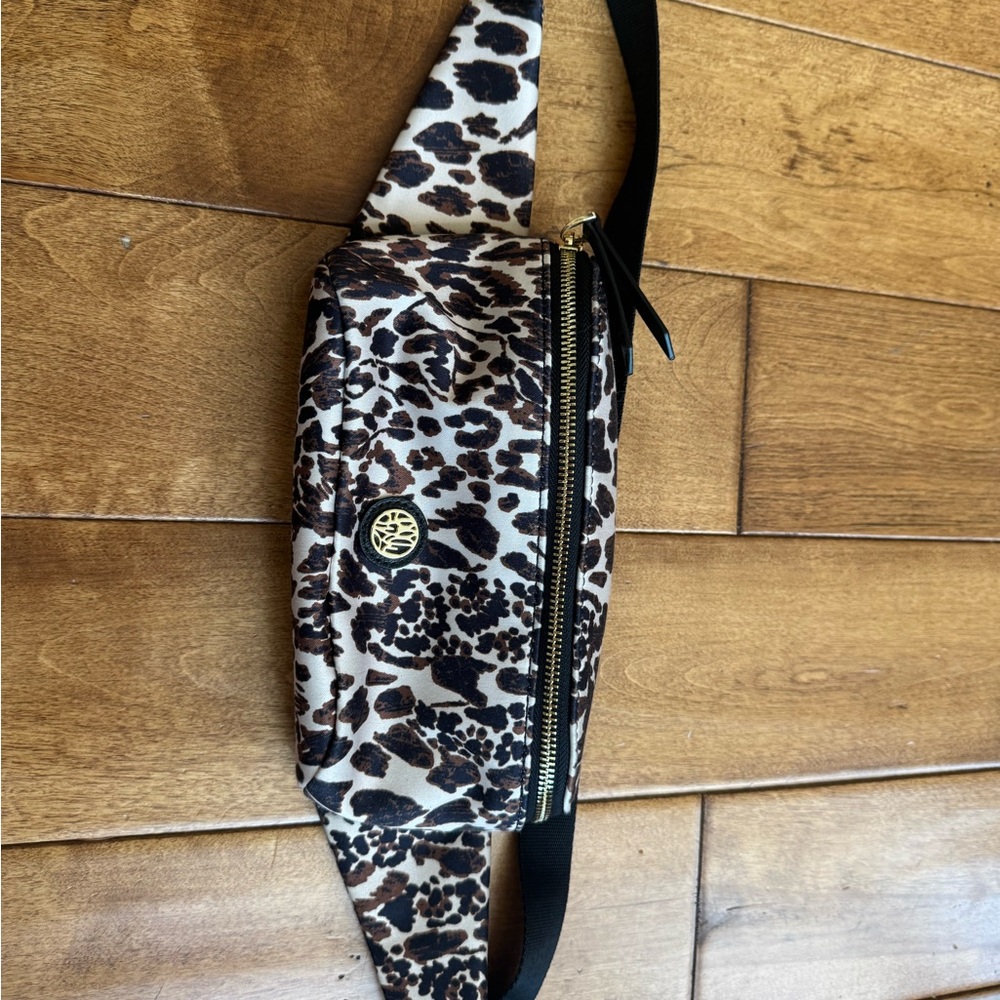Lilly Pulitzer Leopard Print Crossbody Bag